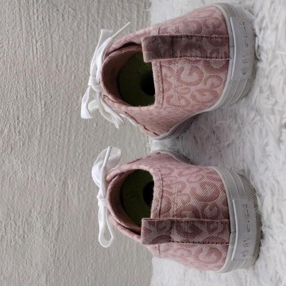 G by Guess Tannur Pink Fabric Upper Round Toe Low Top Lace Up Sneaker Shoe - Picture 6 of 16